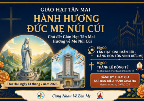 GIÁO HẠT TÂN MAI HÀNH HƯƠNG ĐỨC MẸ NÚI CÚI