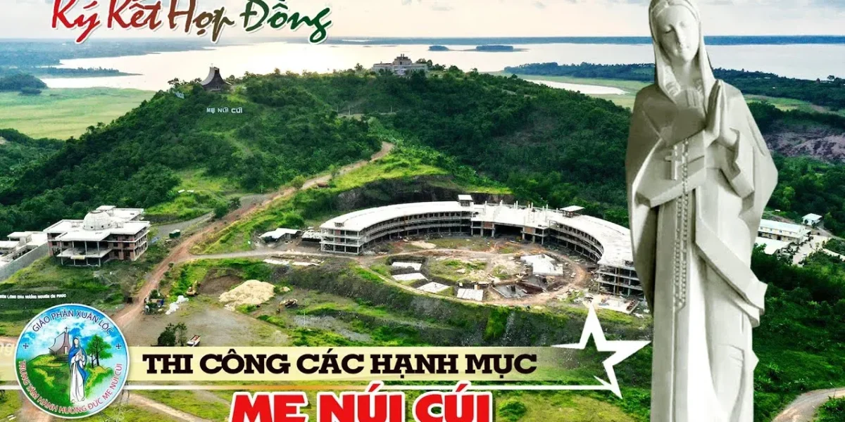 Ký Kết Hợp Đồng Thi Công Các Hạng Mục Công Trình TRUNG TÂM HÀNH HƯƠNG ĐỨC MẸ NÚI CÚI