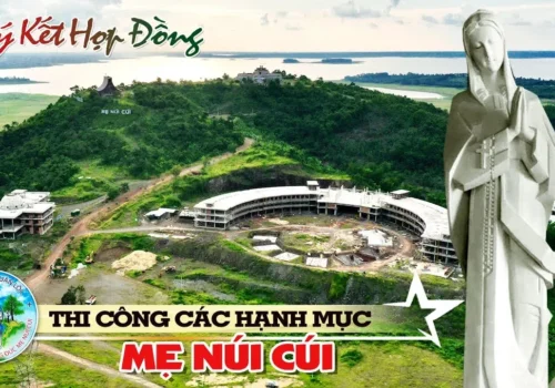 Ký Kết Hợp Đồng Thi Công Các Hạng Mục Công Trình TRUNG TÂM HÀNH HƯƠNG ĐỨC MẸ NÚI CÚI