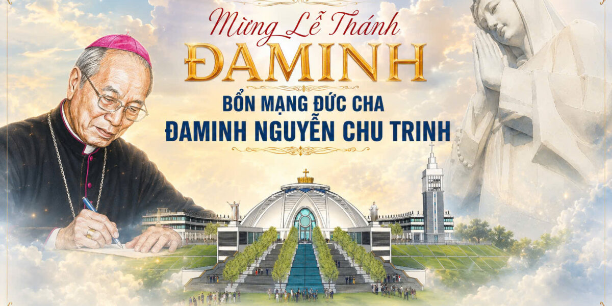 THÁNH LỄ MỪNG KÍNH THÁNH ĐAMINH BỔN MẠNG QUÝ ĐỨC CHA, QUÝ CHA ĐAMINH Tại Trung Tâm Hành Hương Đức Mẹ Núi Cúi